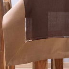 Τραπεζομάντηλο "The Κέντημα Project" Αιγαίον Frame 2742 140X140 / brown